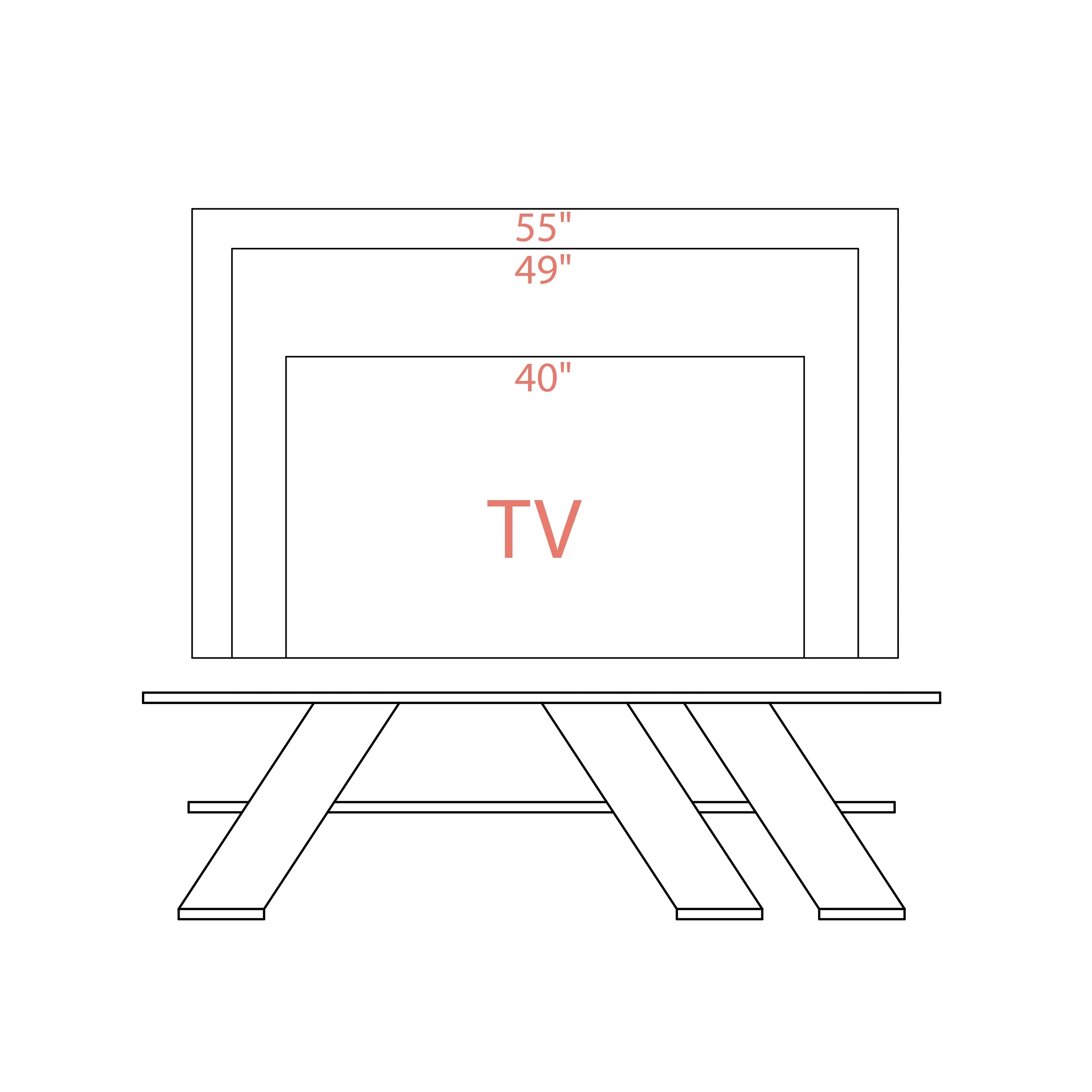 Fella Modern TV Stand Multimedia Centre TV Unit With Shelves 140cm