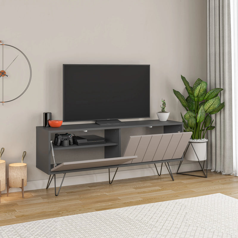 Picadilly TV Stand 139cm with open storage – Decortie