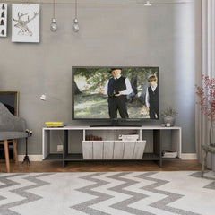 Zitano Modern TV Stand Multimedia Centre With Storage Cabinet 160cm - Decortie