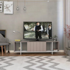 Zitano Modern TV Stand Multimedia Centre With Storage Cabinet 160cm - Decortie