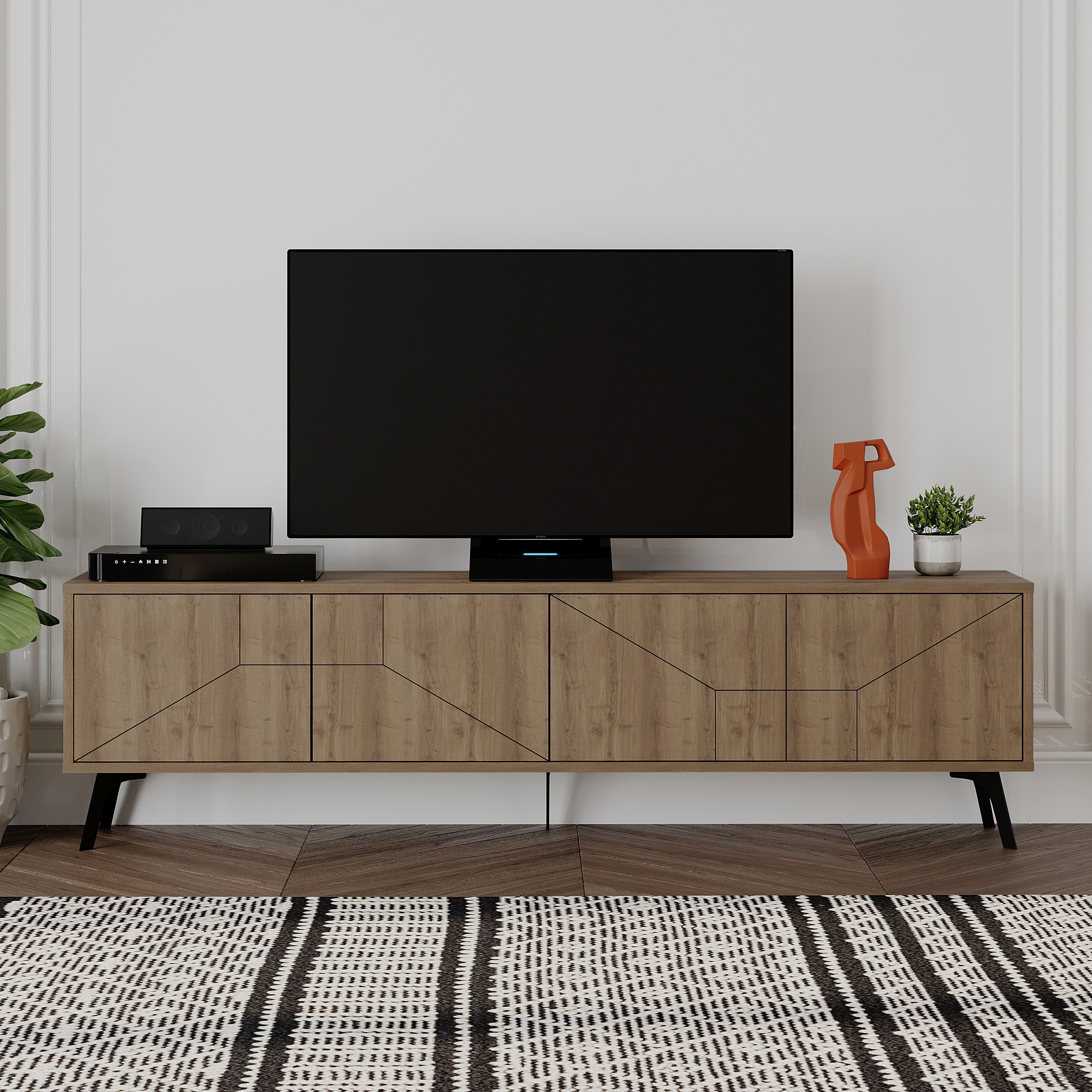 Dune TV Stand 180cm – room hero view – Decortie