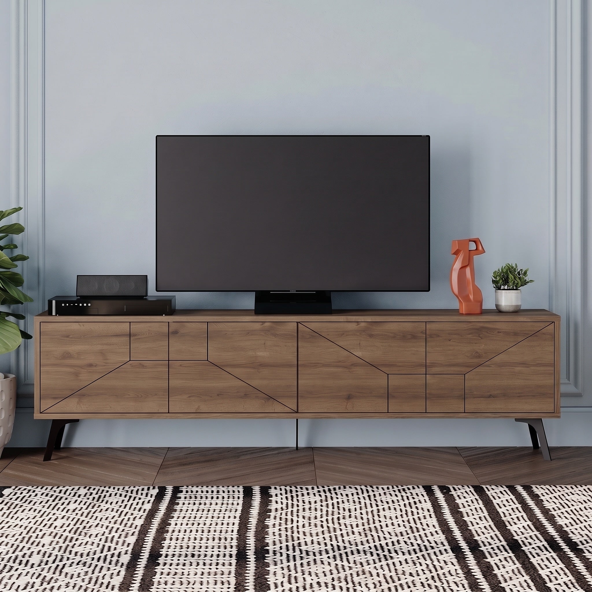 Dune Modern TV Stand With Storage Cabinet 180cm