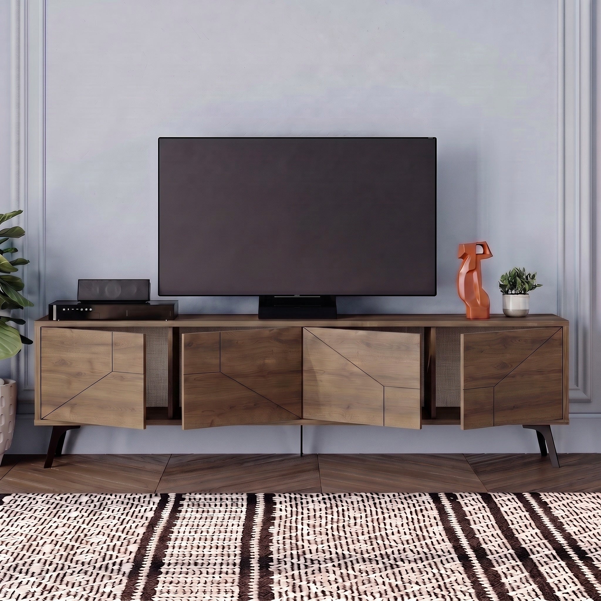 Dune Modern TV Stand With Storage Cabinet 180cm