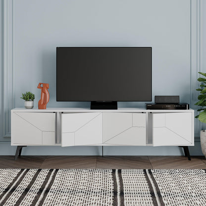 Dune Modern TV Stand Multimedia Centre TV Unit With Storage Cabinet 180cm