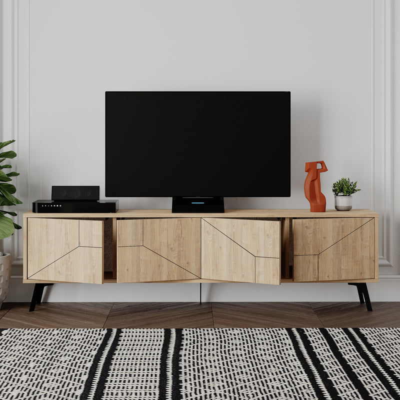 Dune TV Stand 180cm with open storage – Decortie