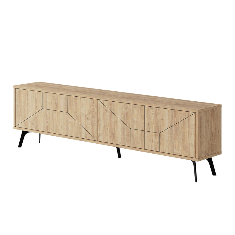 Dune TV Stand 180cm – white background – Decortie