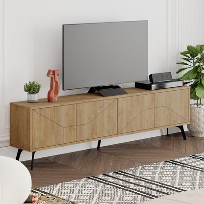 Dune Modern TV Stand Multimedia Centre TV Unit With Storage Cabinet 180cm