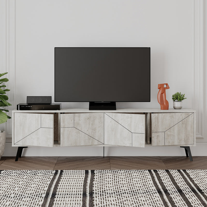 Dune TV Stand 180cm with open storage – Decortie