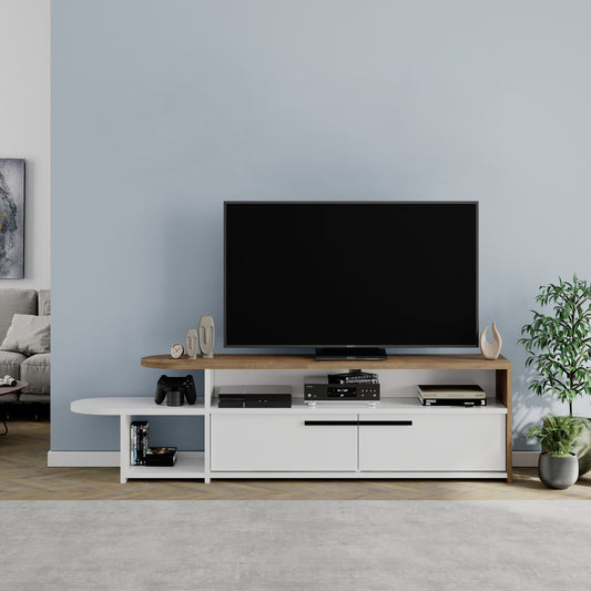 Lyra Modern TV Stand Multimedia Centre TV Unit With Storage Cabinet 167cm - Decortie