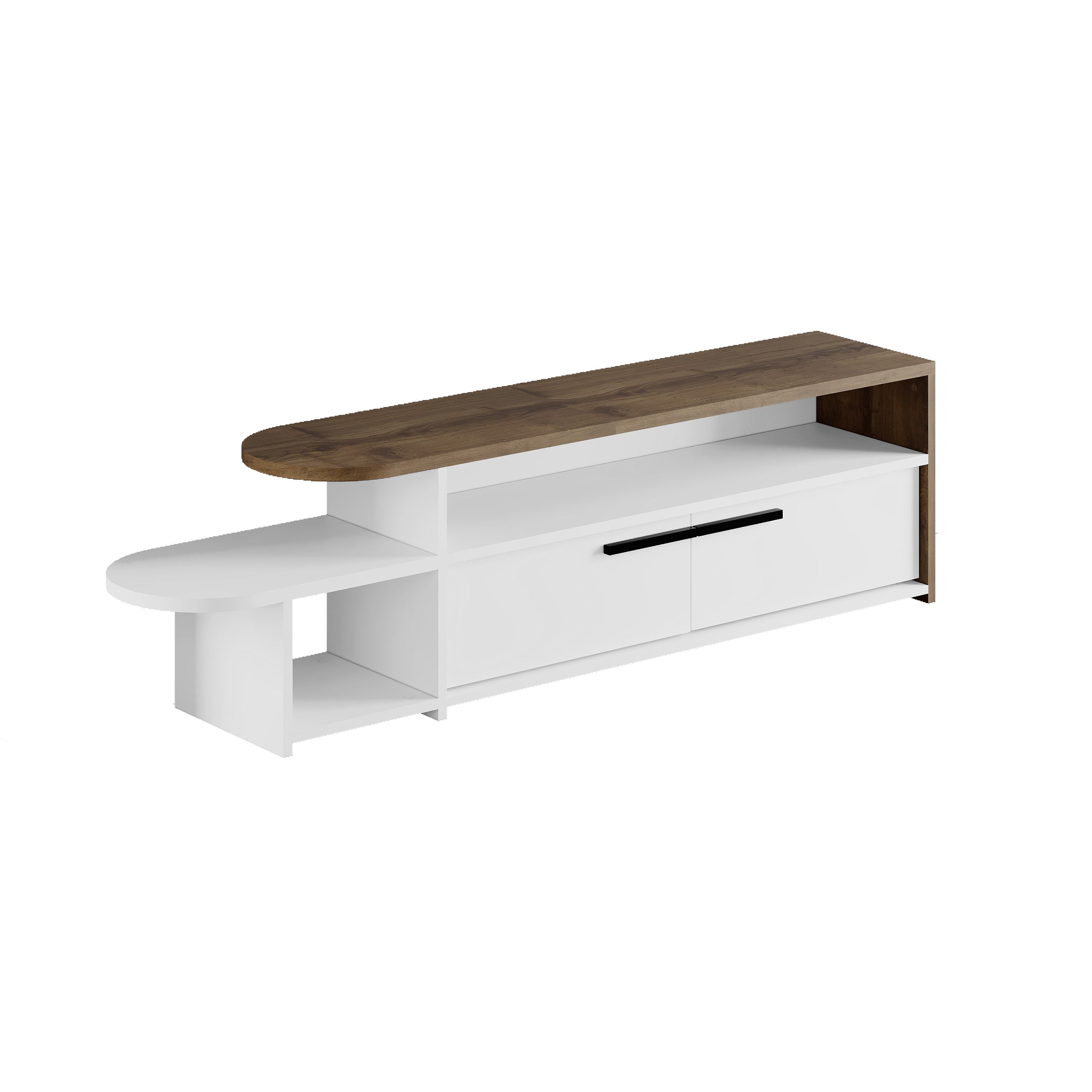 Lyra Modern TV Stand Multimedia Centre TV Unit With Storage Cabinet 167cm - Decortie