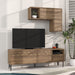 Heaton Modern Tv Unit With Storage And Wall Shelf 144.6cm – Hitit
