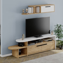 Lyra Modern TV Stand Multimedia Centre TV Unit With Storage Cabinet 167cm - Decortie