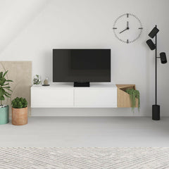 Aulos Modern Floating TV Stand Multimedia Centre With Storage
