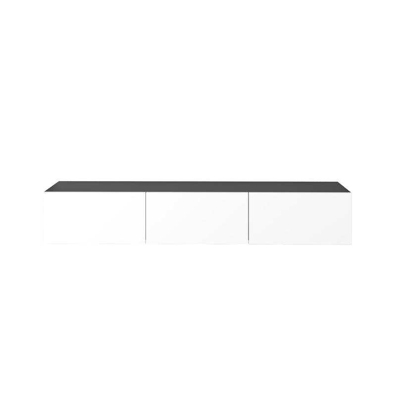 Francy Modern Tv Unit - Wall Mounted - 3 Compartments - 180 cm - Additional Image 2