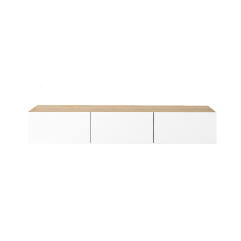 Francy Modern Tv Unit - Wall Mounted - 3 Compartments - 180 cm - Additional Image 5