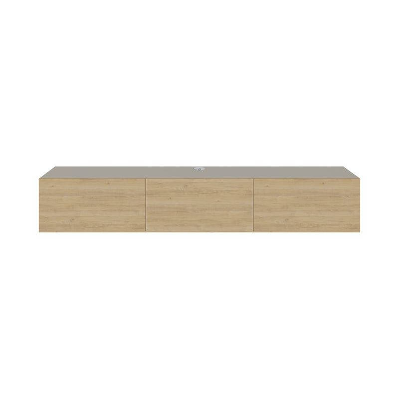 Francy Modern Tv Unit - Wall Mounted - 3 Compartments - 180 cm - Additional Image 7