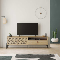 Dionysos Modern TV Stand Multimedia Centre TV Unit With Storage Cabinet 170cm - Decortie
