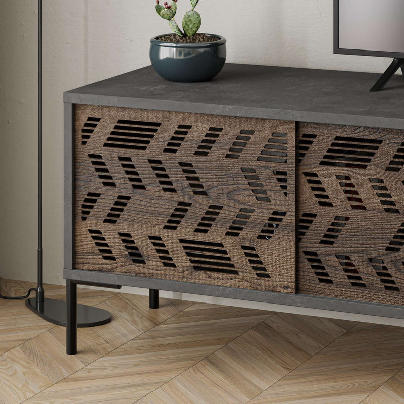 Dionysos Modern TV Stand Multimedia Centre TV Unit With Storage Cabinet 170cm - Decortie