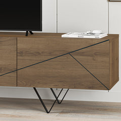 Jakomen TV Cabinet 3D 160cm - Dark Oak - view 4