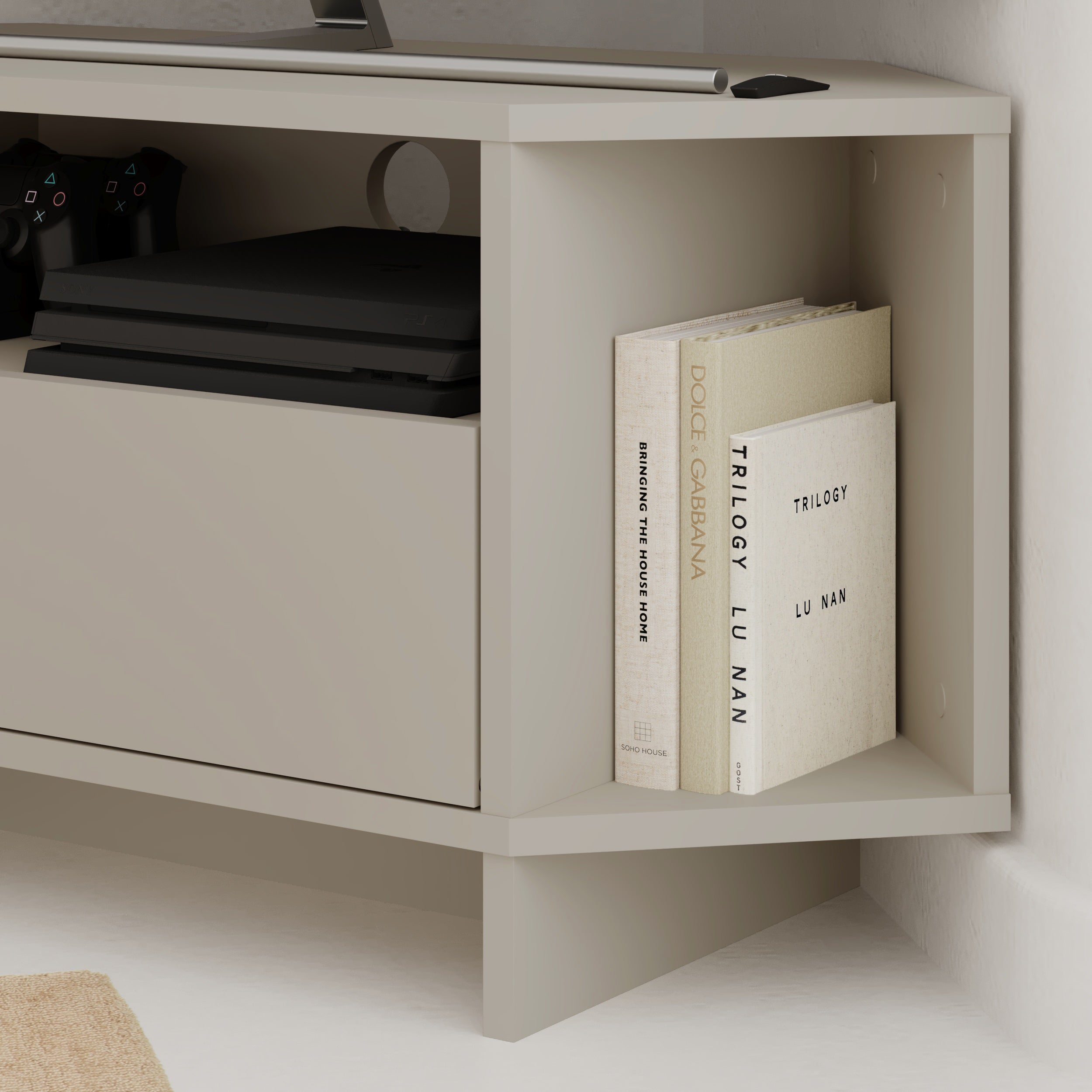 Decortie Modern Viva Corner TV Unit