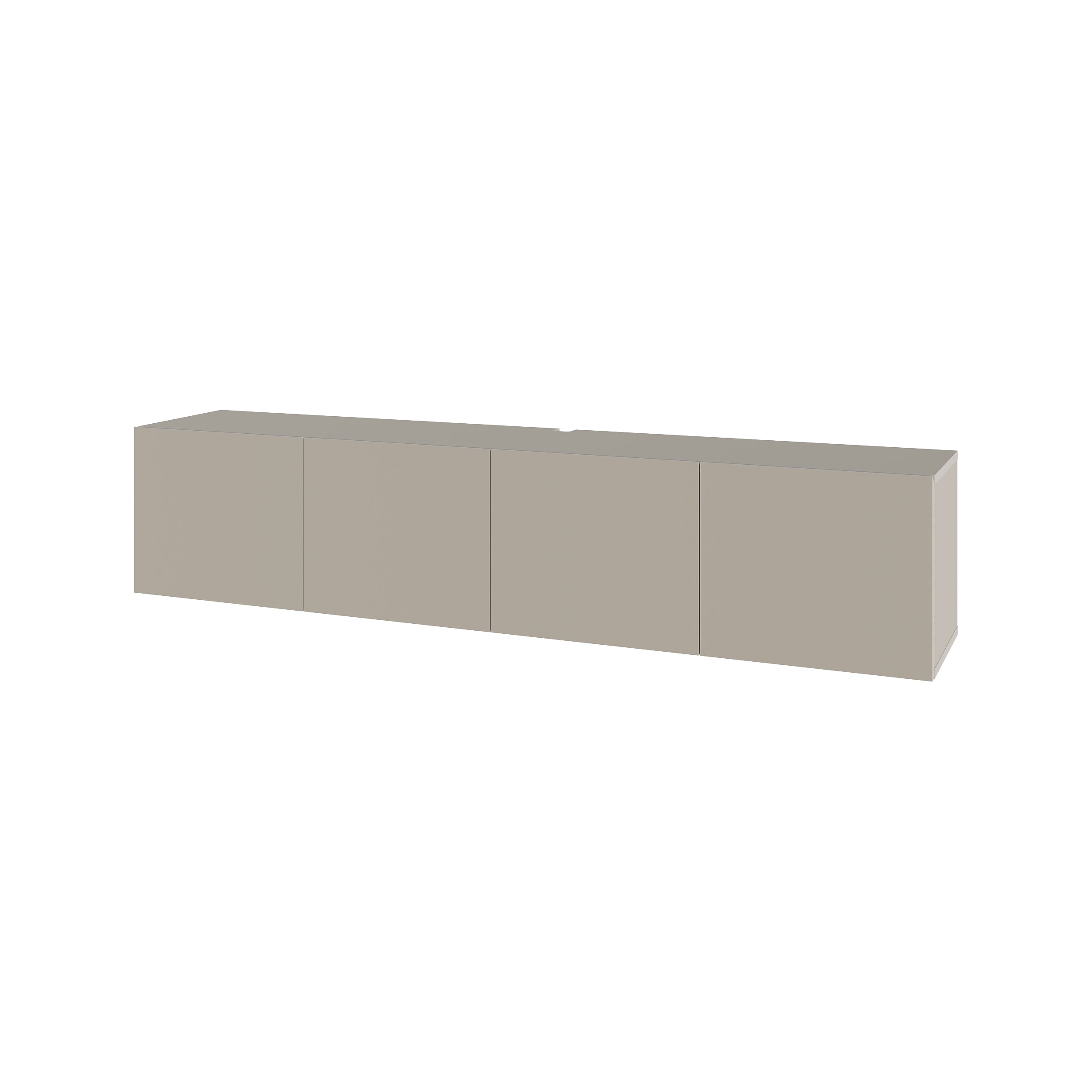 Combe Floating Wall-Mounted TV Unit 180cm (W) Soft-Close 4 Doors - Additional Image 1