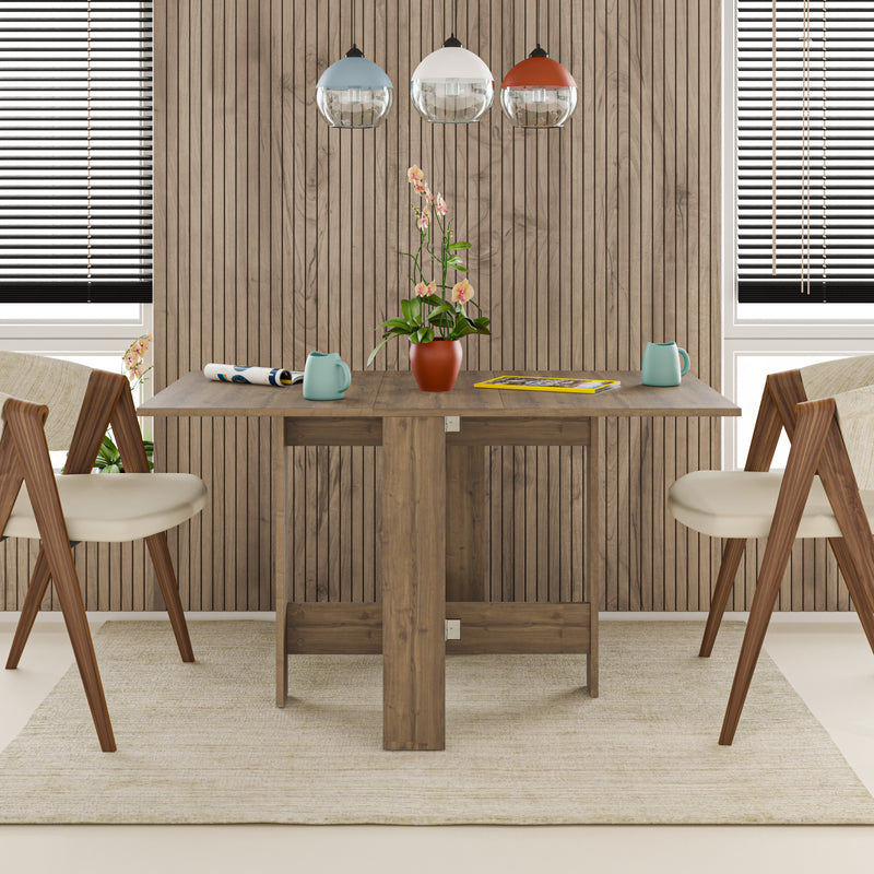 Artemio Dining Table – Foldable – Dark Oak Effect