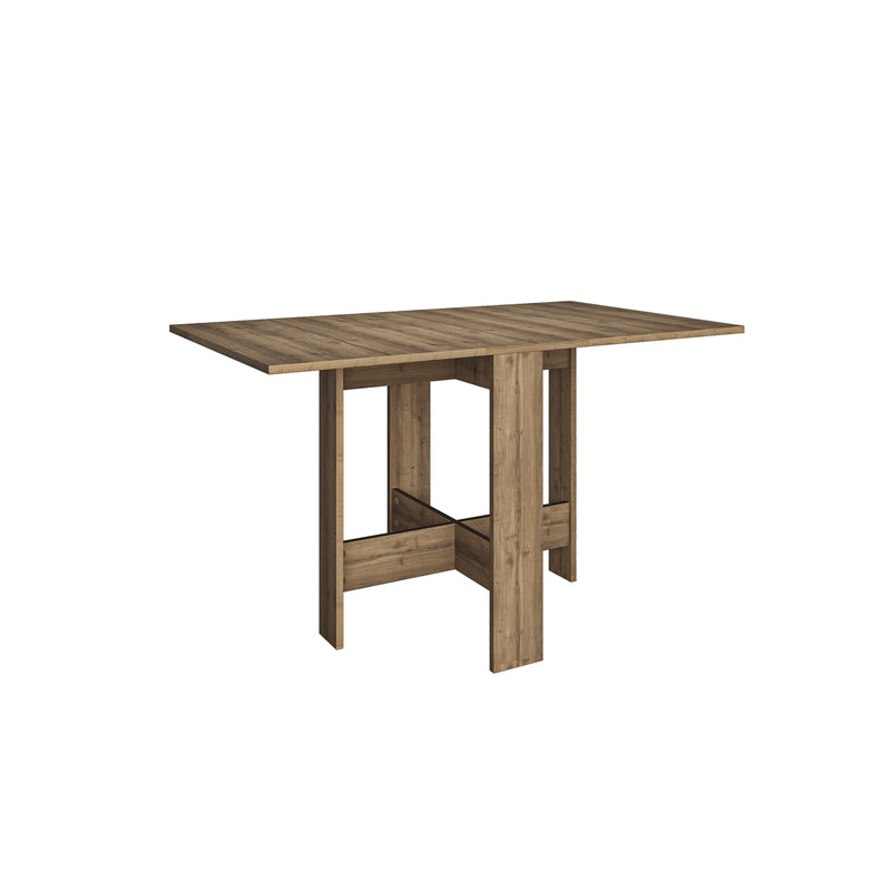 Artemio Dining Table – Foldable – Dark Oak Effect - Additional Image 1