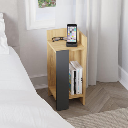 Elos Modern Bedside Table Right Module 25cm Narrow