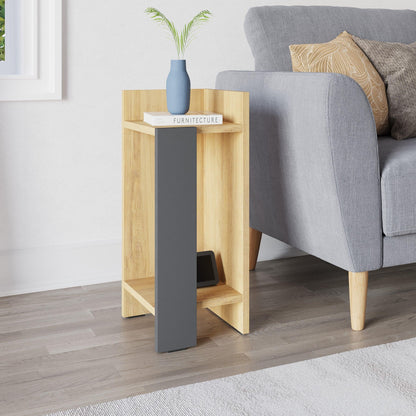 Elos Modern Bedside Table Right Module 25cm Narrow