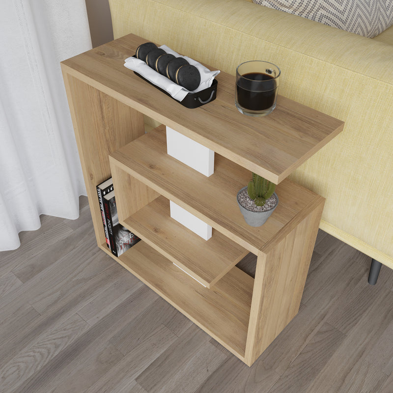 Saly Modern Side End Table Multipurpose With Creativeness H 57cm 3 Tier - Decortie