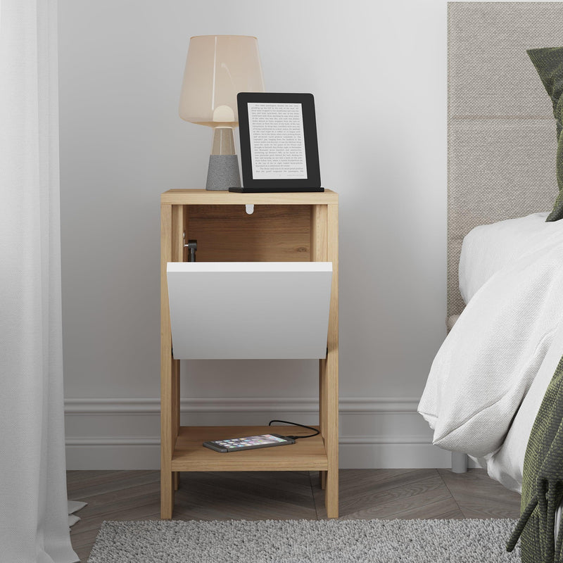 Ema Bedside Table 30cm – front view – Decortie