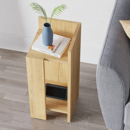 Elos Modern Bedside Table Right Module 25cm Narrow