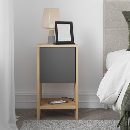 Ema Modern Bedside Table 30cm Width Bedroom Furniture