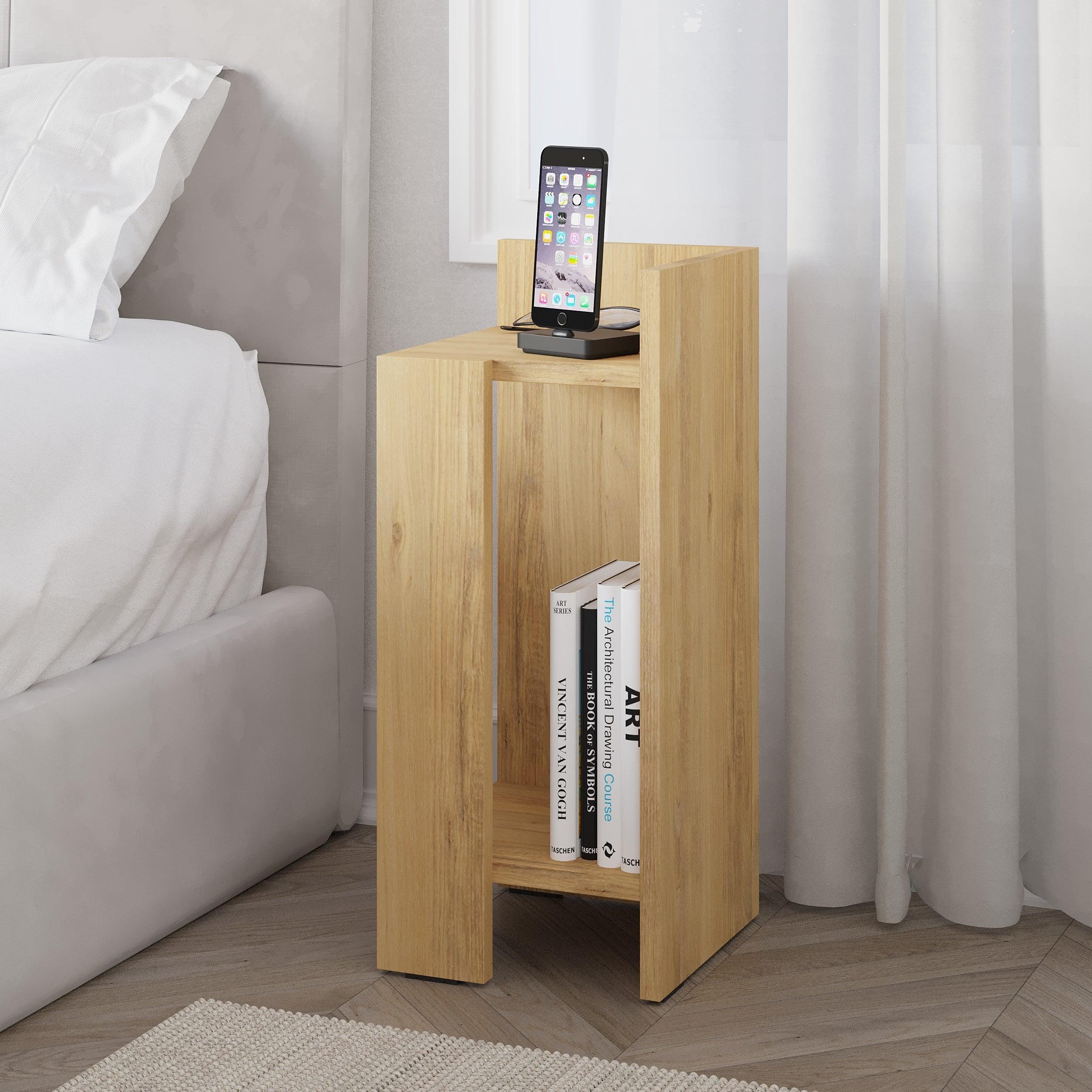 Elos Modern Bedside Table Right Module 25cm Narrow - Decortie