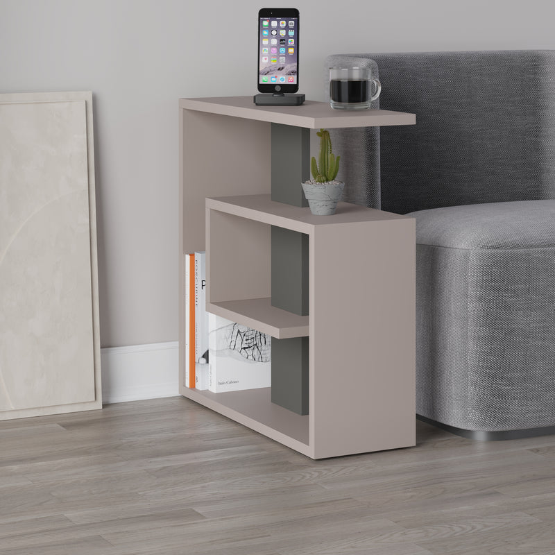 Saly Modern Side End Table Multipurpose With Creativeness H 57cm 3 Tier - Decortie