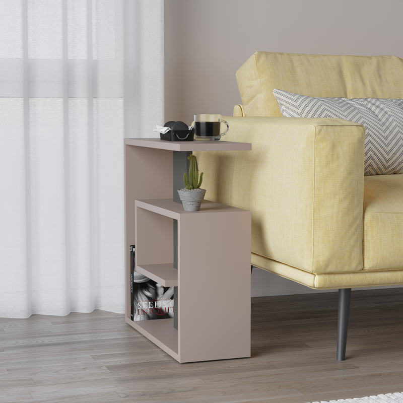 Saly Modern Side End Table Multipurpose With Creativeness H 57cm 3 Tier - Decortie