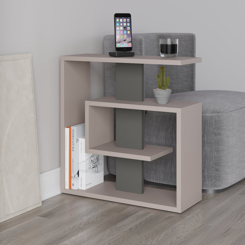 Saly Modern Side End Table Multipurpose With Creativeness H 57cm 3 Tier - Decortie