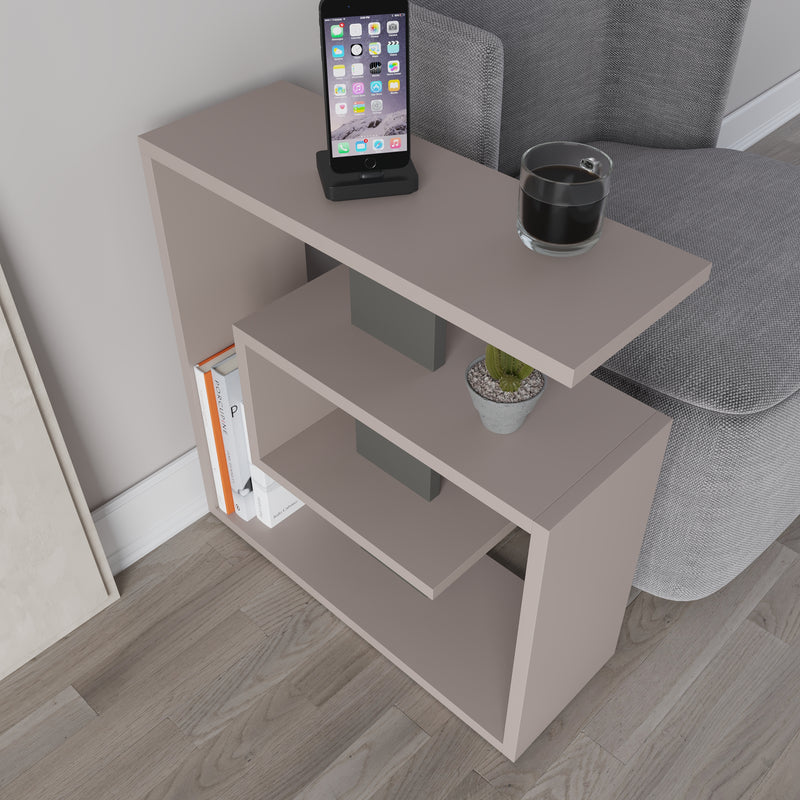 Saly Modern Side End Table Multipurpose With Creativeness H 57cm 3 Tier - Decortie