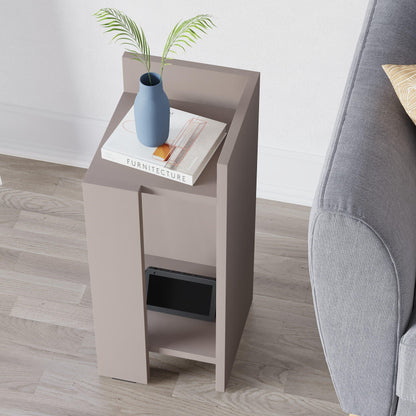 Elos Modern Bedside Table Right Module 25cm Narrow