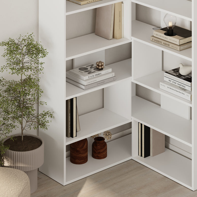 Molly Corner Bookcase No.4 179cm – lifestyle view – Decortie