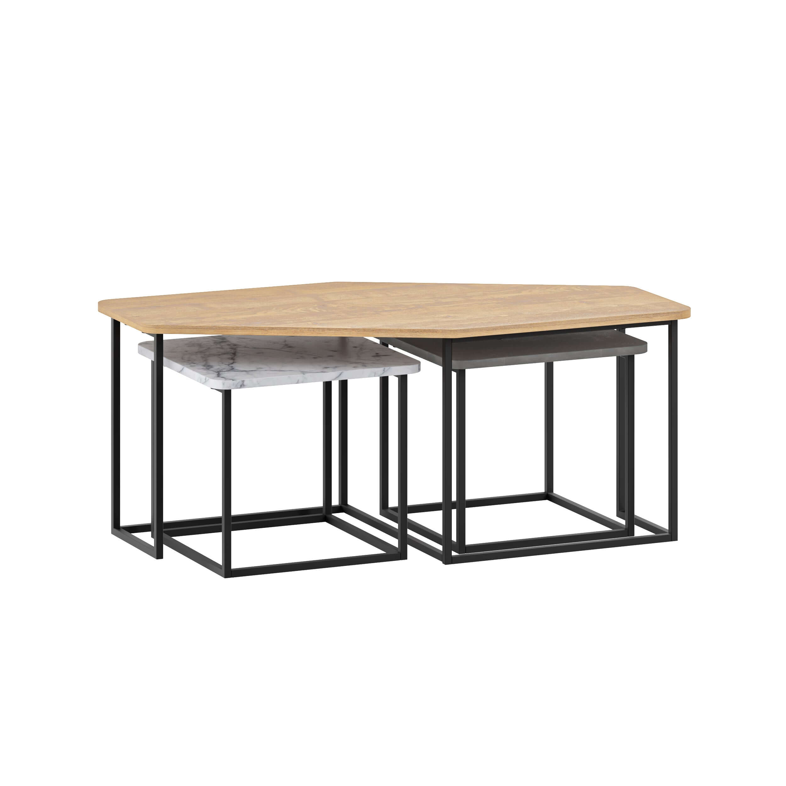 Nesty Modern Coffee Table 3 Pieces