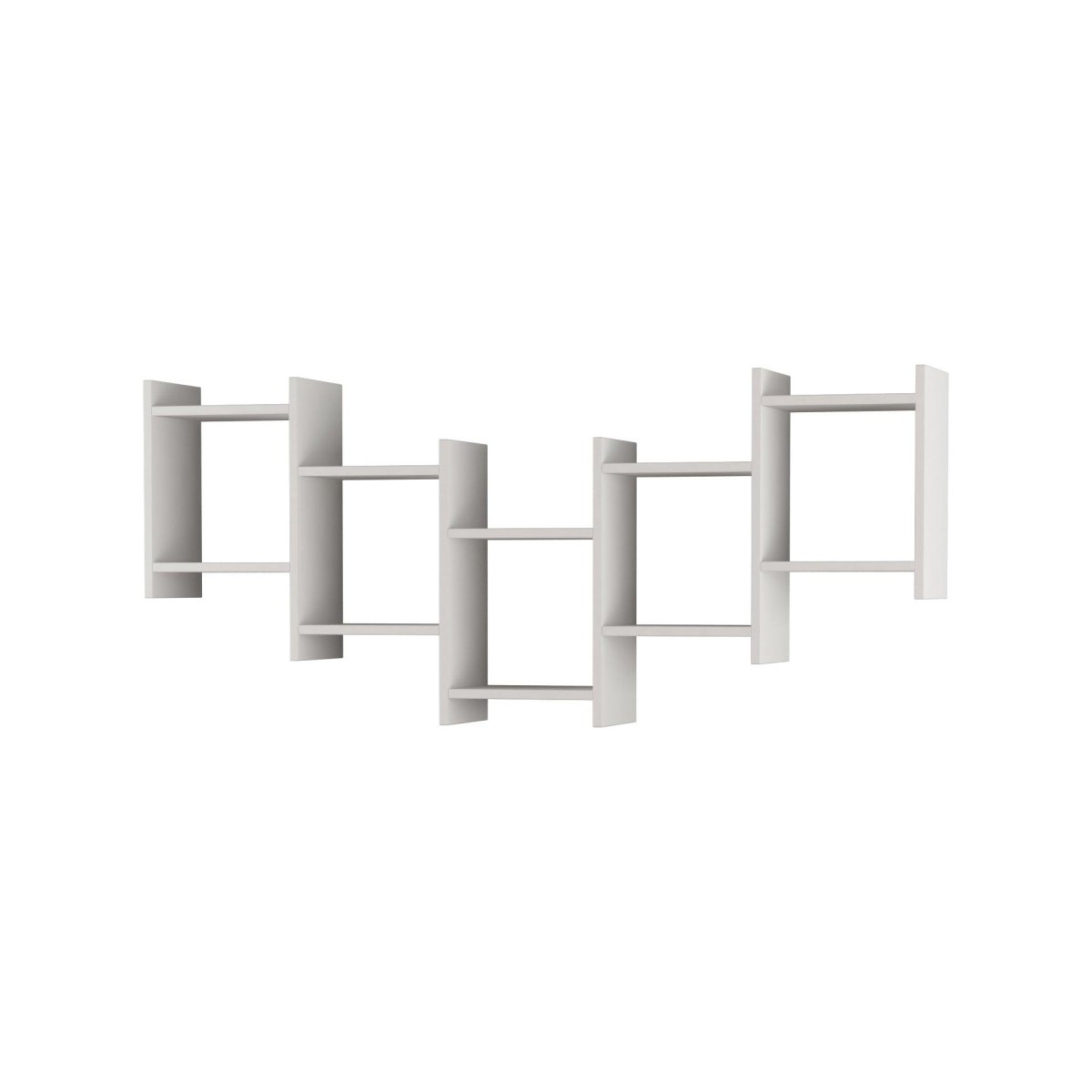 Bat Modern Floating Shelf 64cm Tall - Wall Shelf - Decortie - Anthracite Grey - 