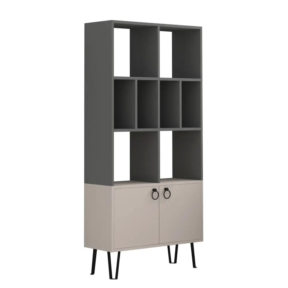 Bene Modern Bookcase Display Unit Tall 166cm