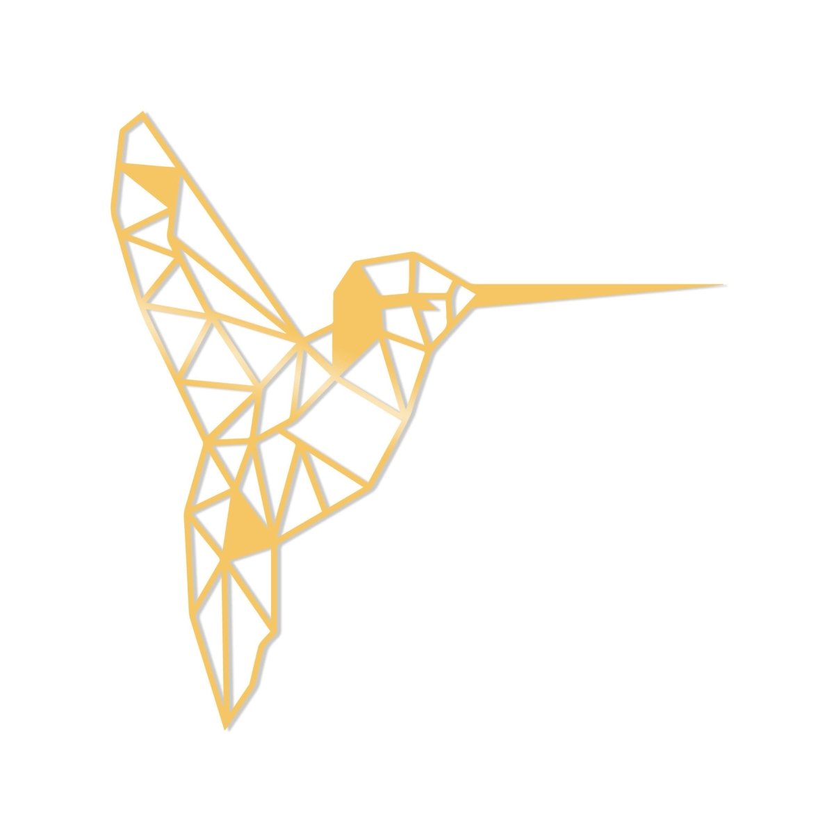 BIRD METAL DECOR - GOLD - Metal Wall Art - Decortie - 