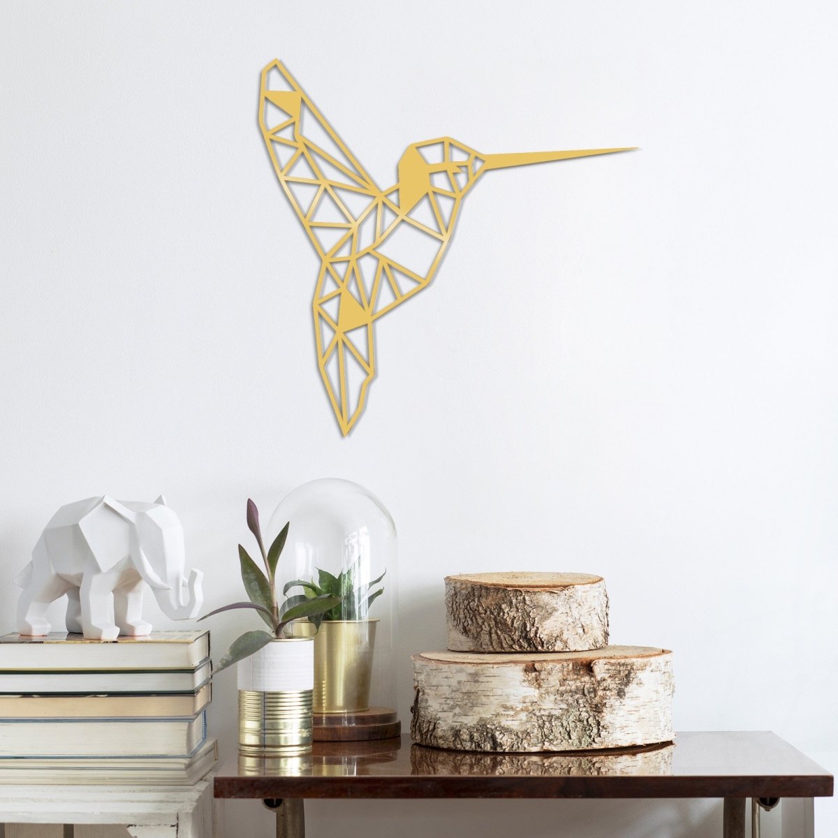 BIRD METAL DECOR - GOLD - Metal Wall Art - Decortie - 