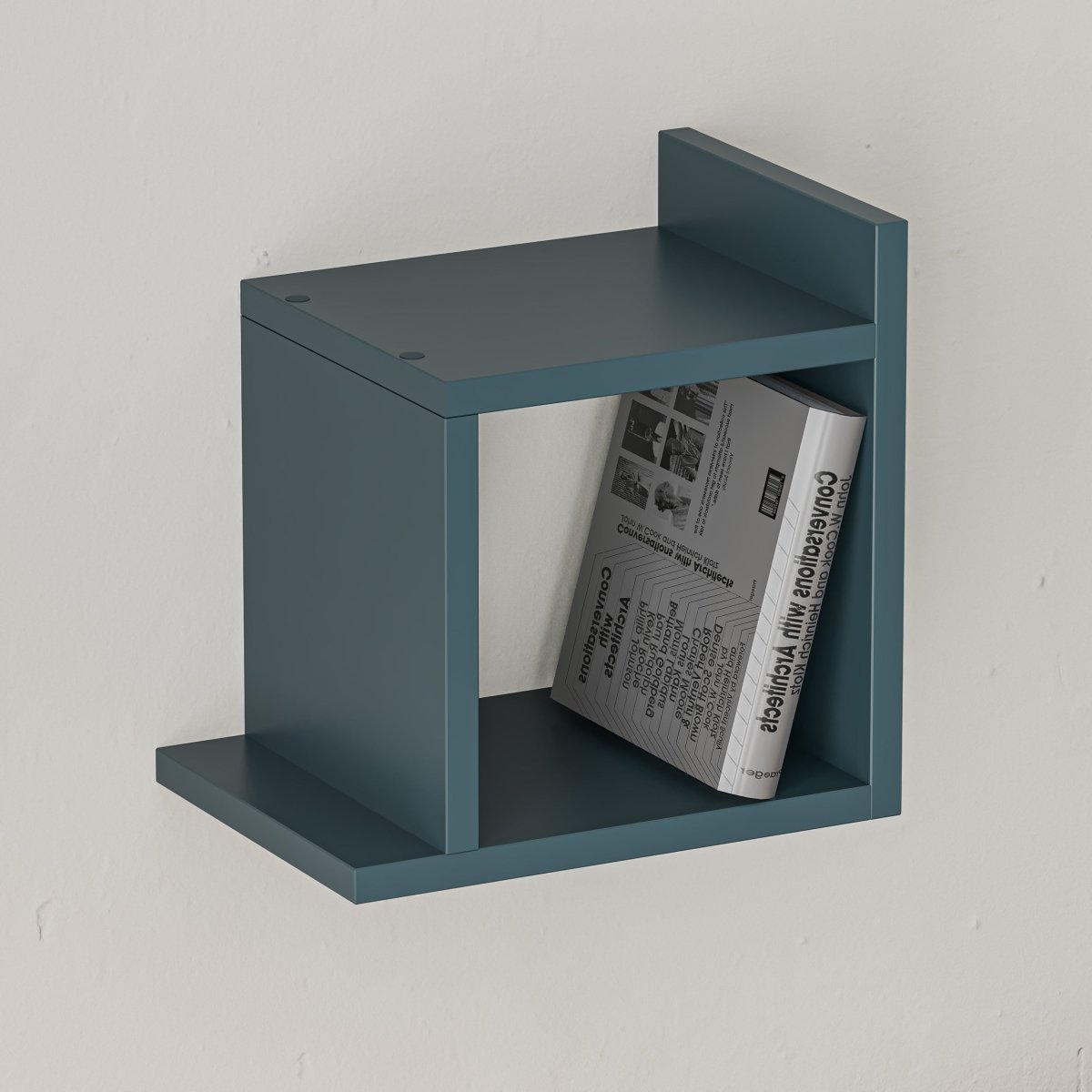 Box Modern Floating Shelf 30cm - Wall Shelf - Decortie - White - 