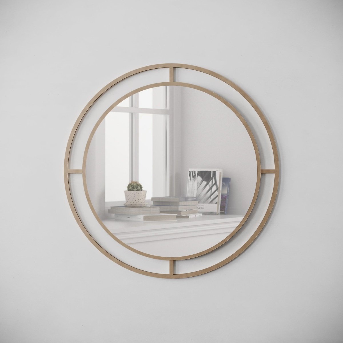 Bubble Modern Design Mirror - Mirror - Decortie - Gold - 