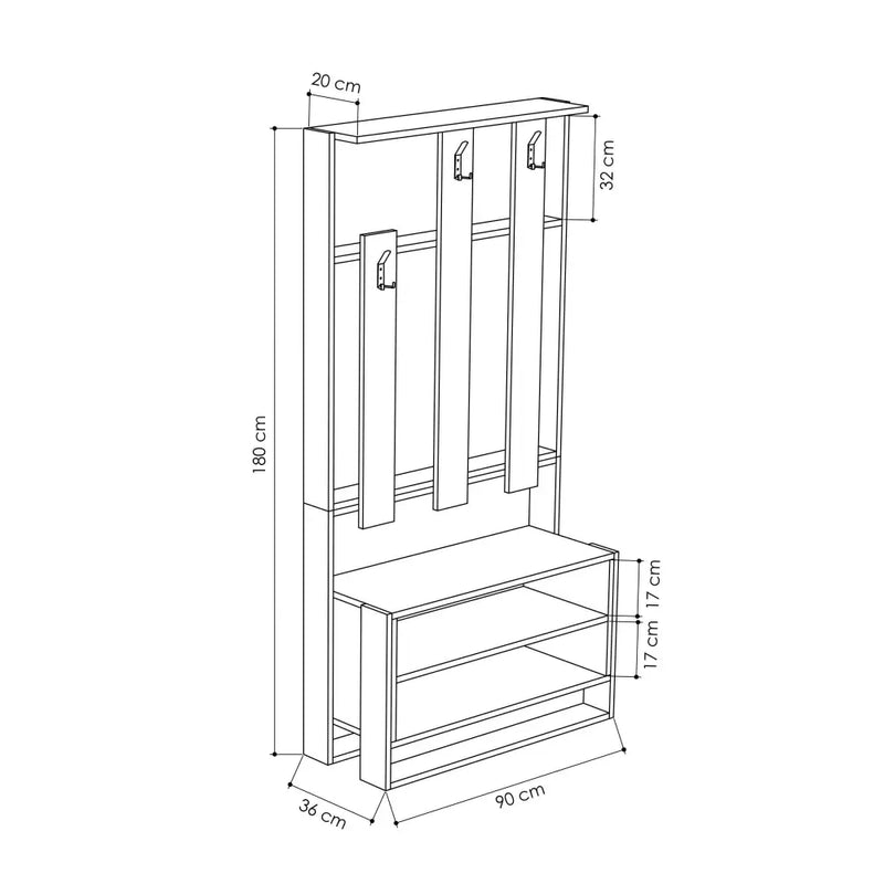 Chester Hall Stand Shoe Rack – Decortie