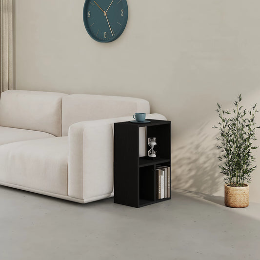 Combayn Big Low Standing Bookcase – modular storage unit for living room or home office – Decortie
