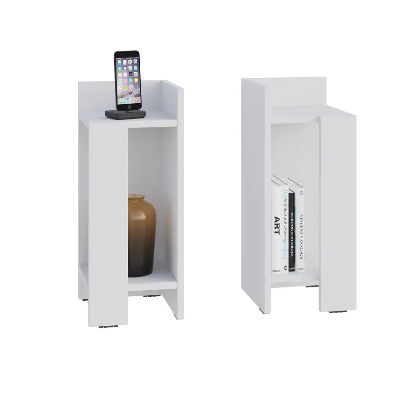 Elos Modern Bedside Table Left And Right 25cm Narrow - Nightstand
